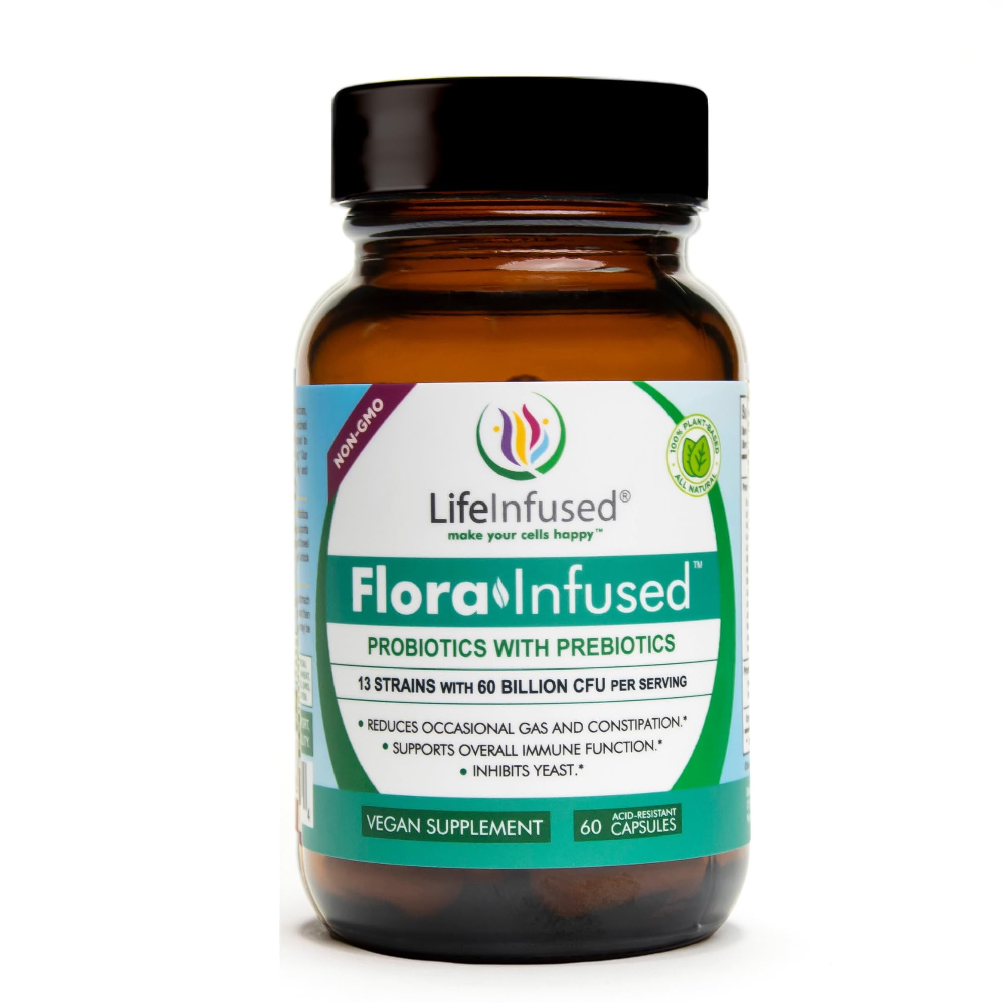 Amazon.com: Life Infused Flora Infused Probiotics with Prebiotics